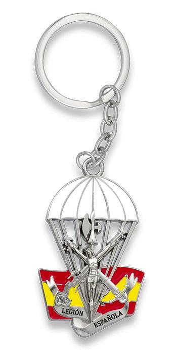 Llavero de la Legión Paracaidista Española con dimensiones de 3,5...