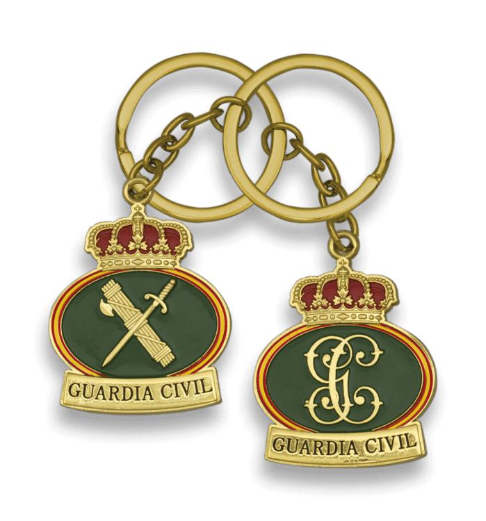 Llavero de la Guardia Civil impreso a dos caras