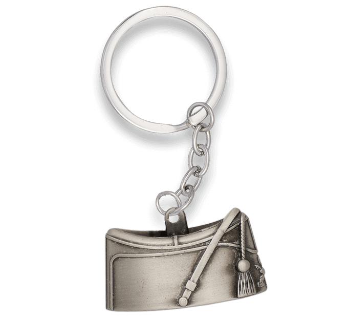 Llavero de Chapiri de la Legion Española color plateado