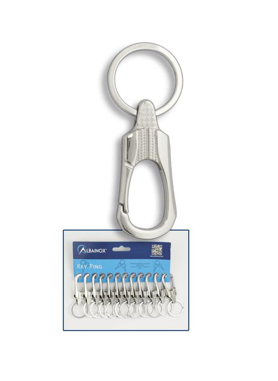 Llavero mosquetón de Barbaric presentado en blíster de 12 unidade...