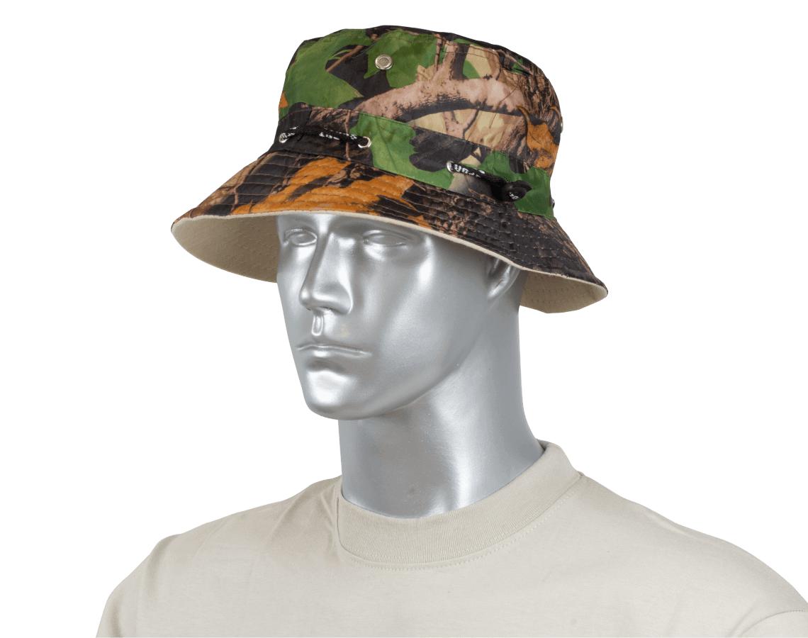 Sombrero chambergo de camuflaje color bosque marrón de Barbaric