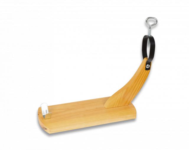 Support à jambon GONDOLA avec socle en bois 