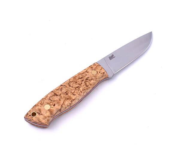 Brisa Trapper 95 mit Griff aus stabilisiertem Maserbirkenholz und...