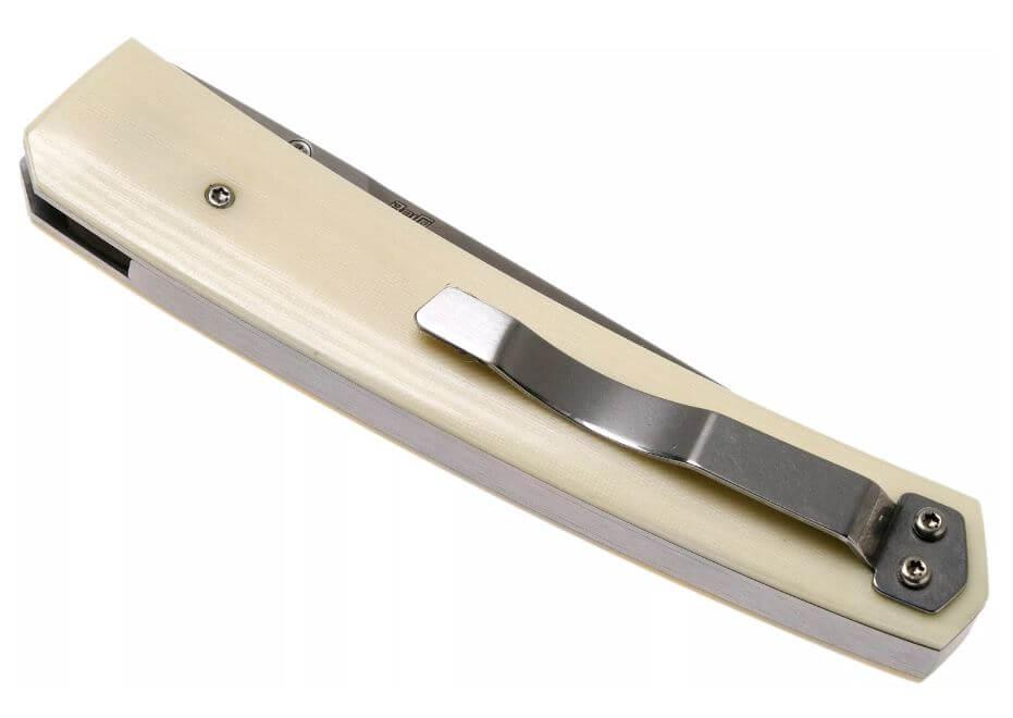 Canivete Brisa Piili com cabo de micarta marfim