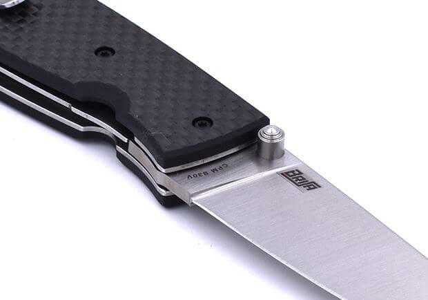 Canivete Brisa Birk 75 com cabo em fibra de carbono e aço CPM S30V