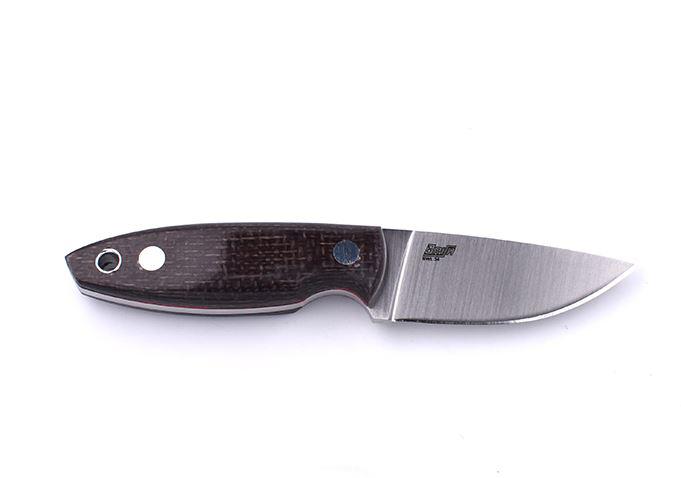 Cuchillo Brisa Scara 60 con acero RWL34 y micarta verde