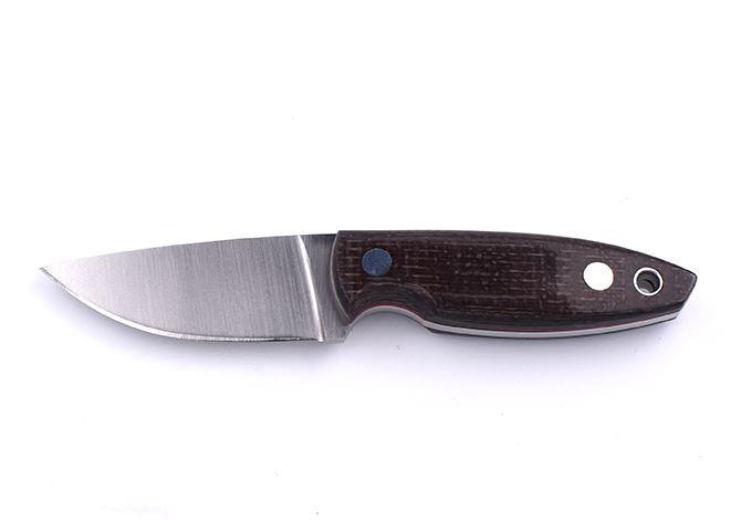 Cuchillo Brisa Scara 60 con acero RWL34 y micarta verde