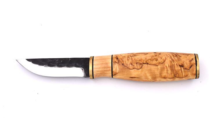 Faca finlandesa polar Puukko 77 aço carbono