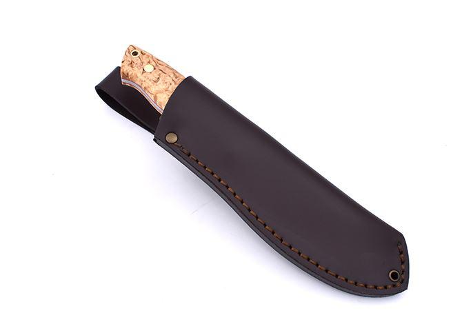 Cuchillo de caza Brisa Nessmuk 125 Abedul con funda Nessmuk