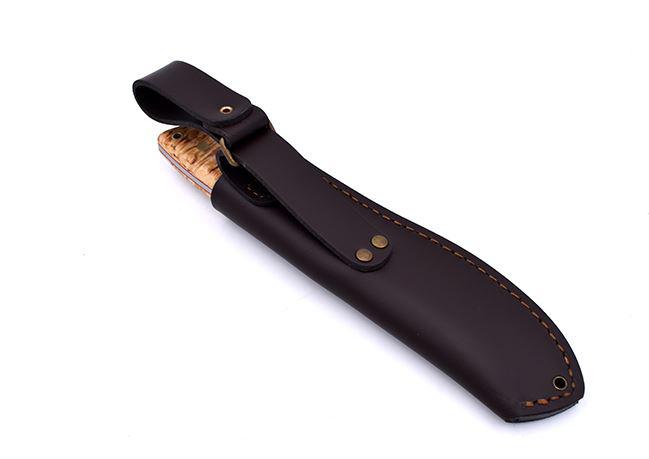 Cuchillo de caza Brisa Nessmuk 125 Abedul con funda Nessmuk