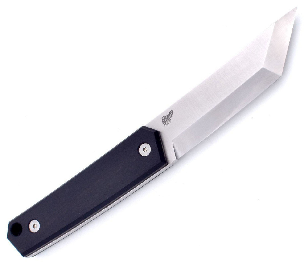 Cuchillo Brisa Kwaiken 90 M390 Ébano con funda de color cognac