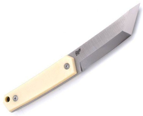 Cuchillo Brisa Kwaiken 90 M390 Micarta Marfil con funda cognac