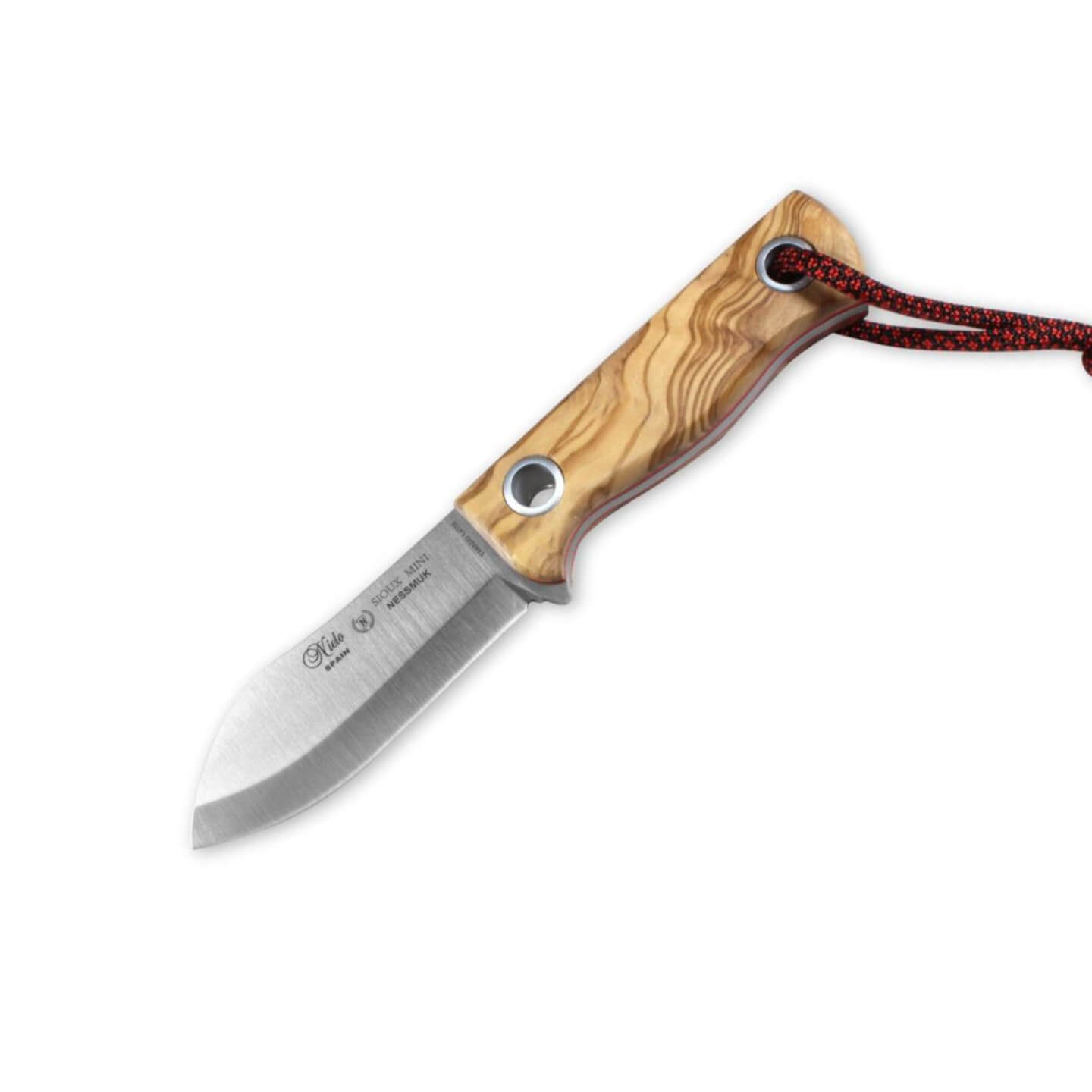 Sioux Nessmuk mini de Nieto con mango de madera de olivo