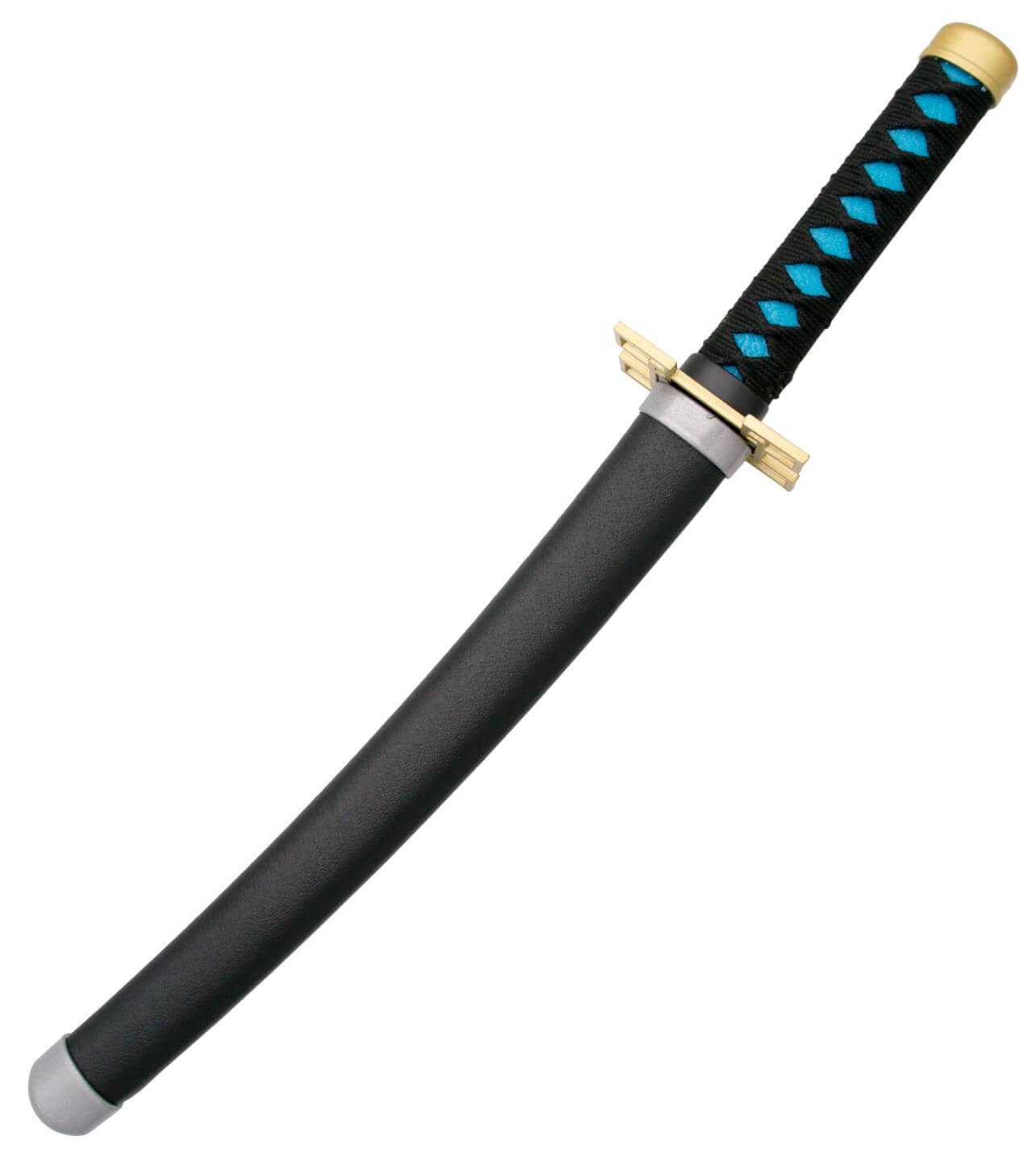 Mini Katana noir et bleu de Tokitou Muichirou