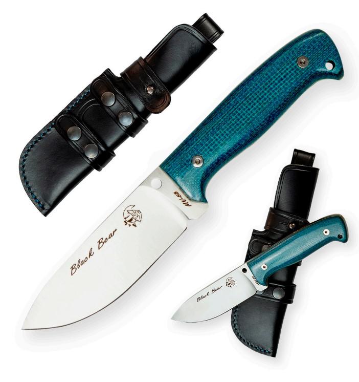 JV Black Bear con cachas de micarta turquesa