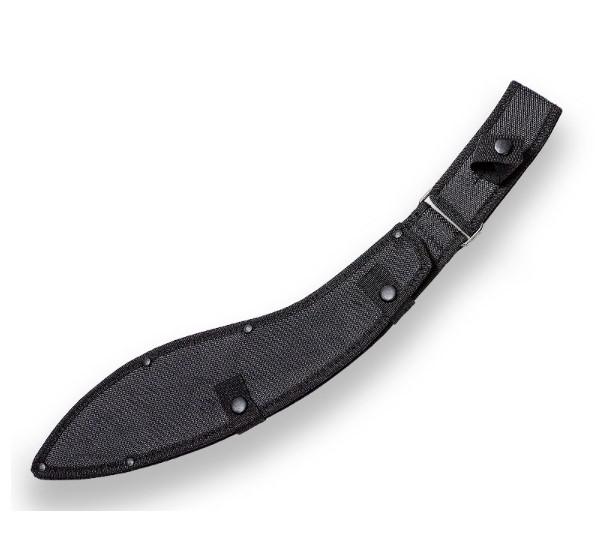 Sumatra Kukri Machete com lâmina curva de 35,5 cm e cabo de borracha