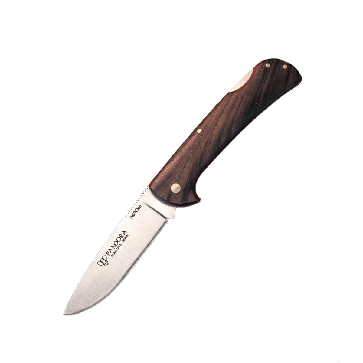 Navaja Cudeman Pandora con mango de madera de nogal y acero Böhle...