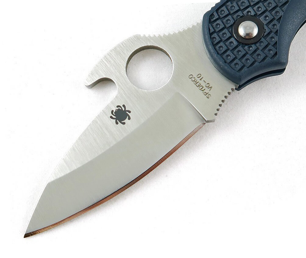 Spyderco Dragonfly 2 Emerson Opener knife with gray FRN handle
