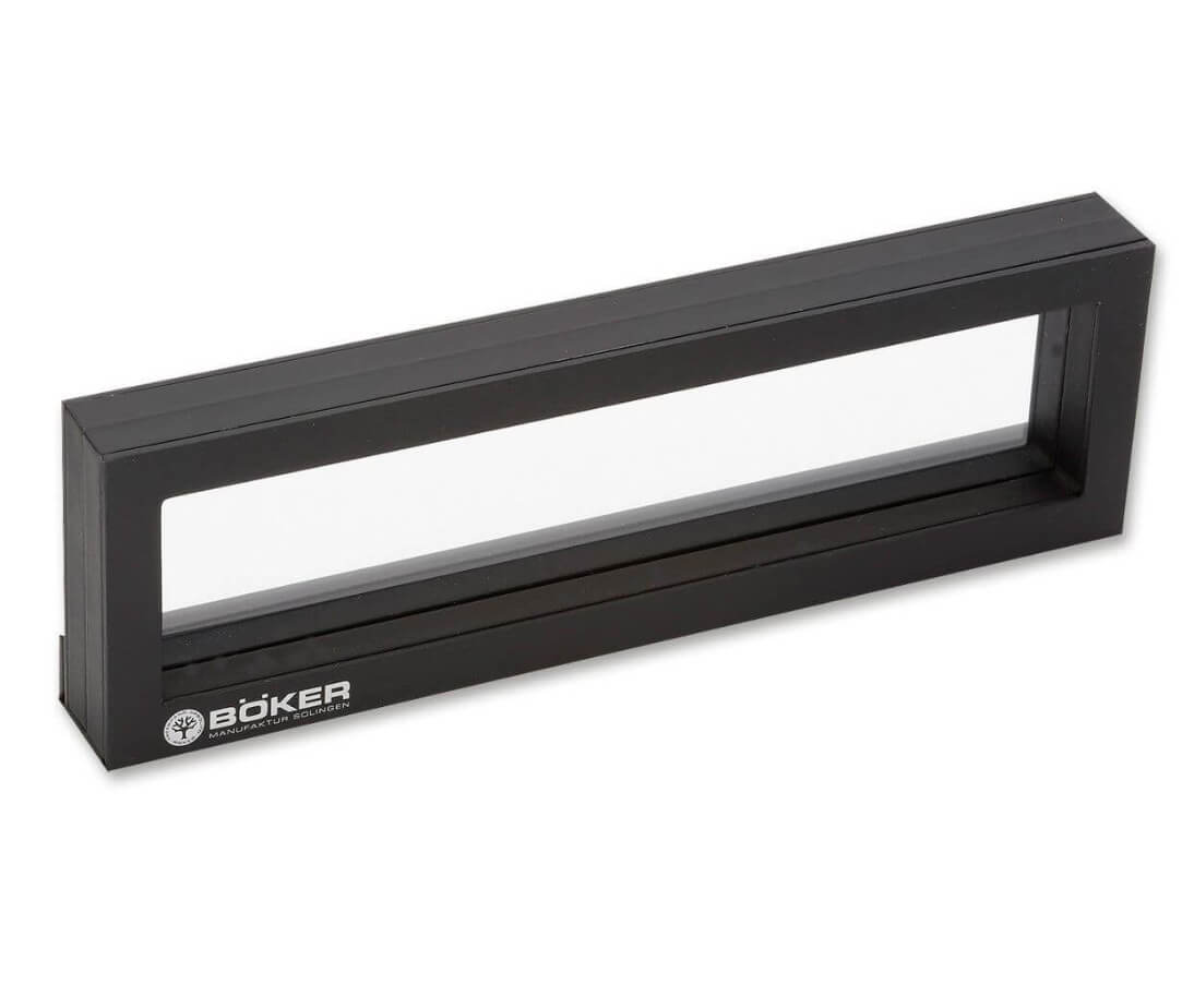 Coltello tascabile Boker Tirpitz-Damast Wood collection con lama in damasco e manico in noce