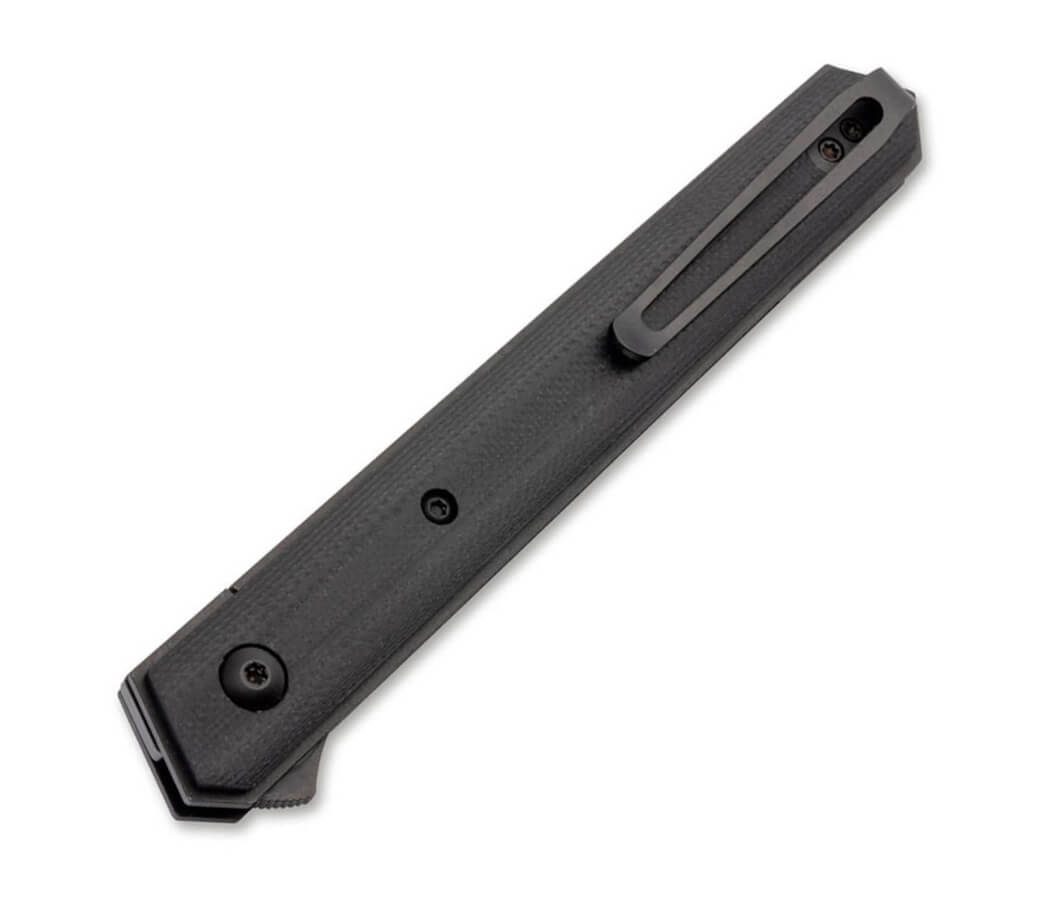 Boker Plus Kwaiken Air G10 All Black una navaja táctica con hoja de acero VG-10 de 9 cm