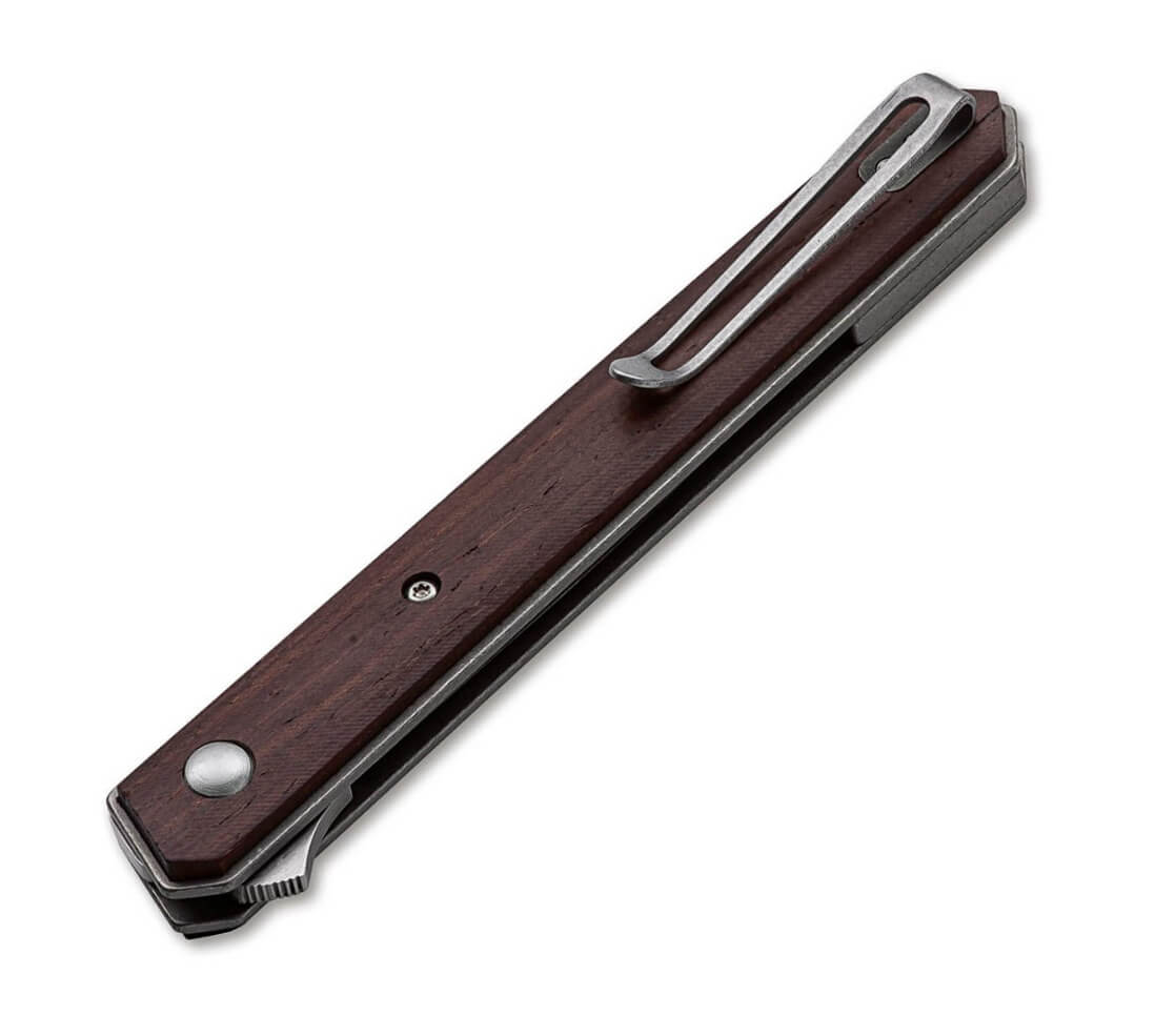 Boker Plus Kwaiken Air cocobolo una navaja táctica de acero VG-10 y mango de cocobolo