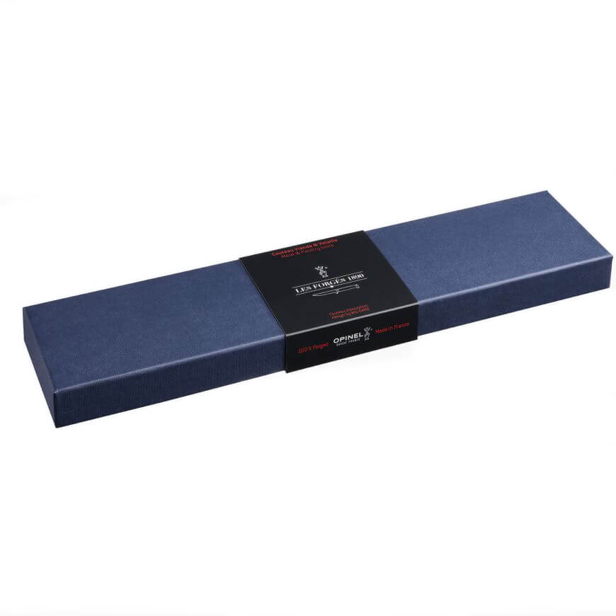 Opinel Les Forges 1890 Ausbeinmesser mit Griff aus stabilisierter Buche und 13 cm langer Klinge