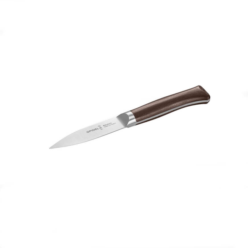 Opinel Les Forges 1890 paring knife with stabilized beech handle and 8 cm blade