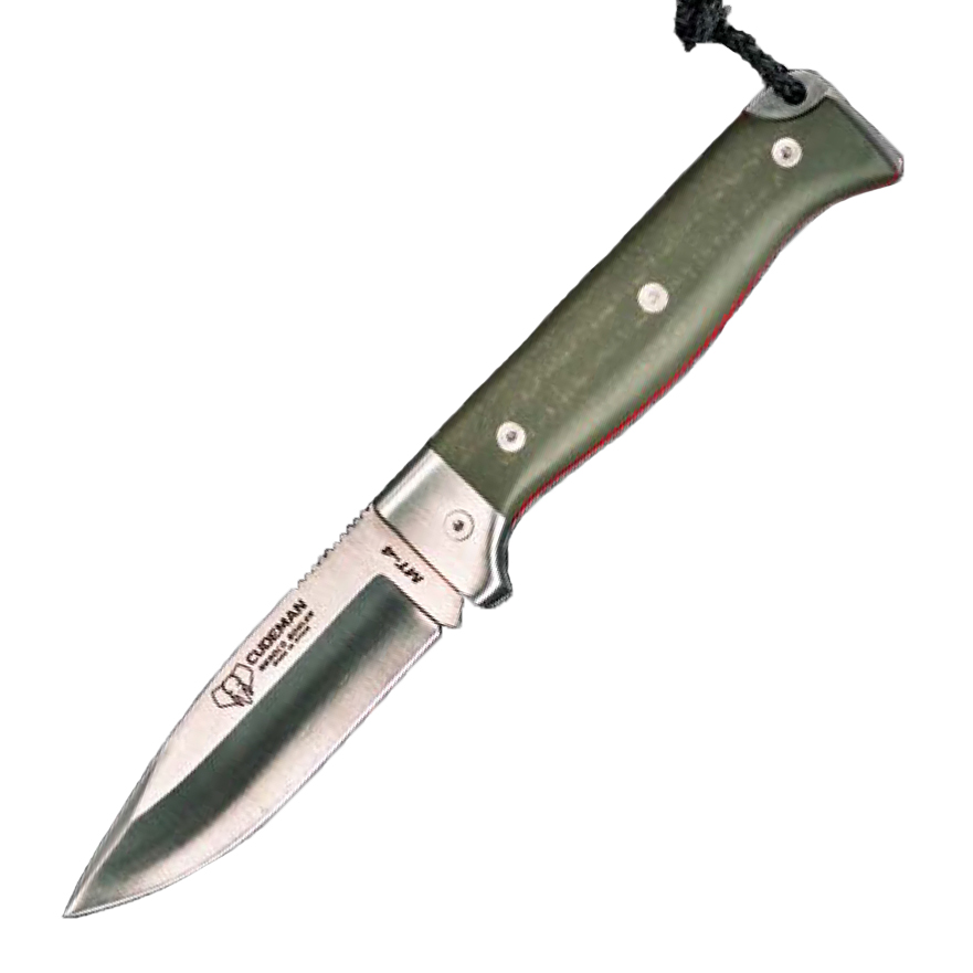 Navaja de supervivencia Cudeman MT4 con cachas de micarta canvas ...