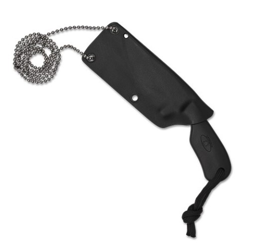 Spyderco Subway Bowiemesser mit schwarzer 7,5 cm LC200N Stahlklinge