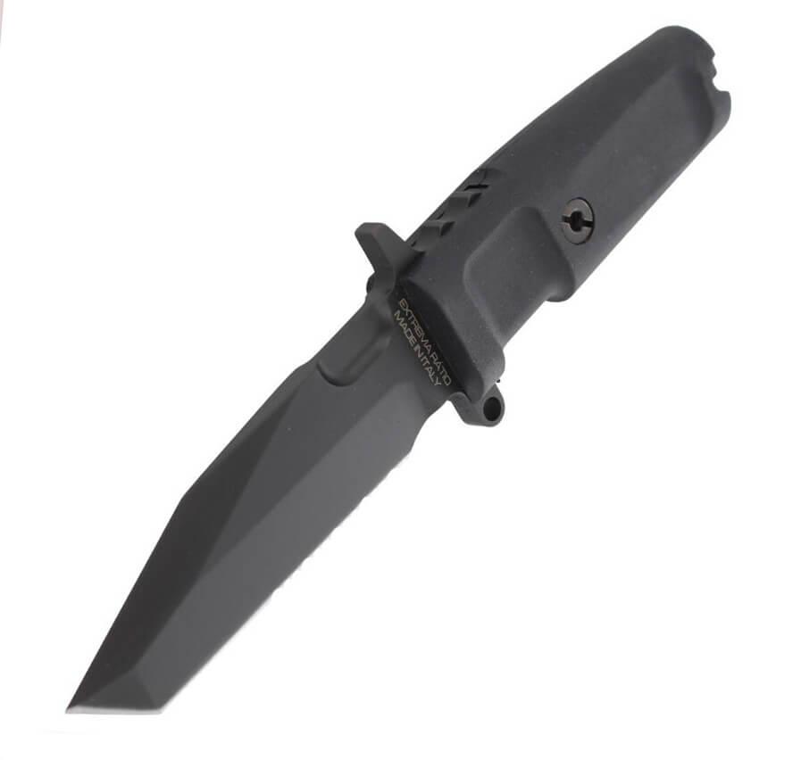 Cuchillo táctico Extrema Ratio Fulcrum C Black con hoja de acero Böhler N690