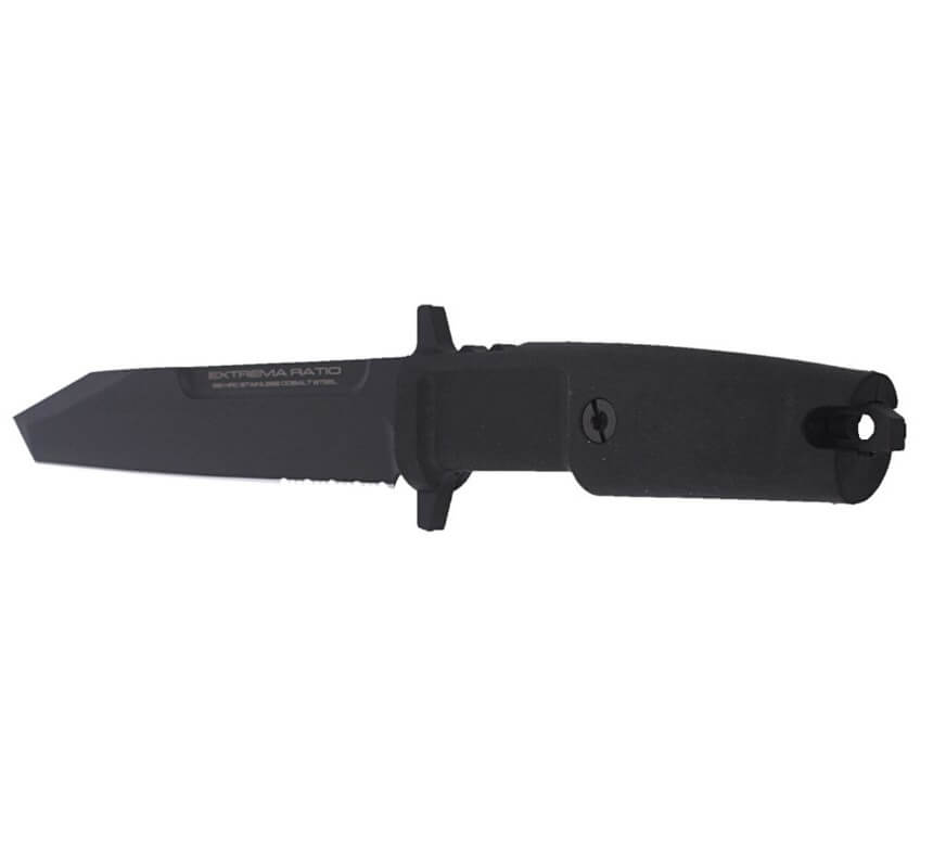Cuchillo militar Extrema Ratio Fulcrum Black con hoja acero Böhler N690 de 18 cm