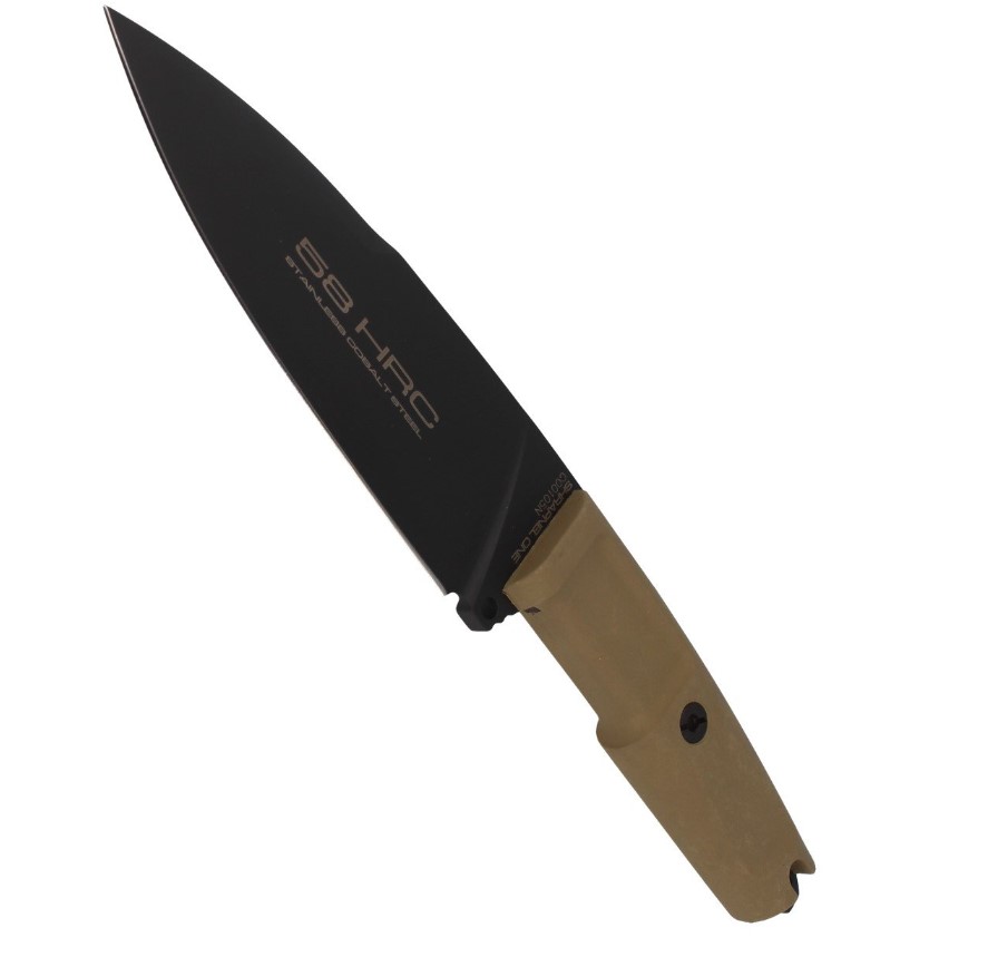 Extrema Ratio Shrapnel ein schwarzes taktisches Messer mit 157 mm Klinge