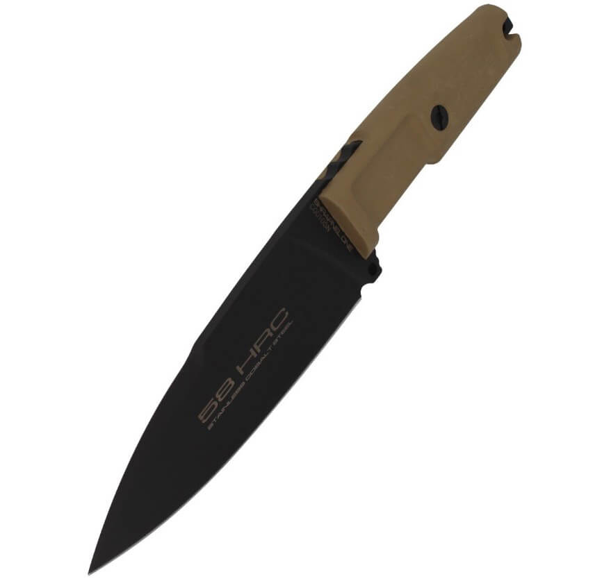 Extrema Ratio Shrapnel ein schwarzes taktisches Messer mit 157 mm Klinge