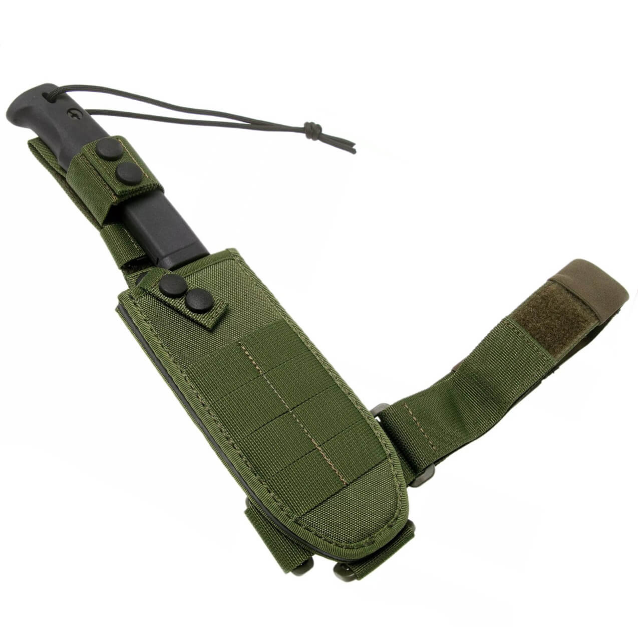 Cuchillo táctico y de supervivencia Extrema Ratio Selvans con funda verde