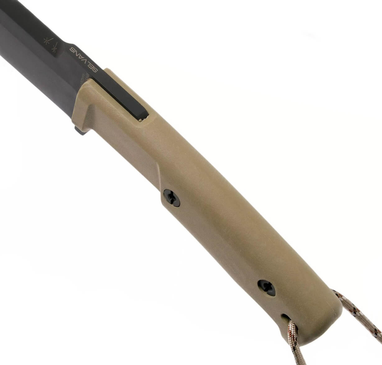 Couteau tactique et de survie Extrema Ratio Selvans avec manche désert