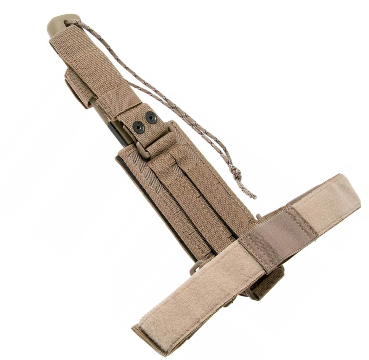 Couteau tactique et de survie Extrema Ratio Selvans avec manche désert