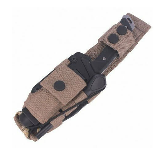 Cuchillo táctico y de supervivencia Extrema Ratio Sethlans con acero Böhler N690 stone washed