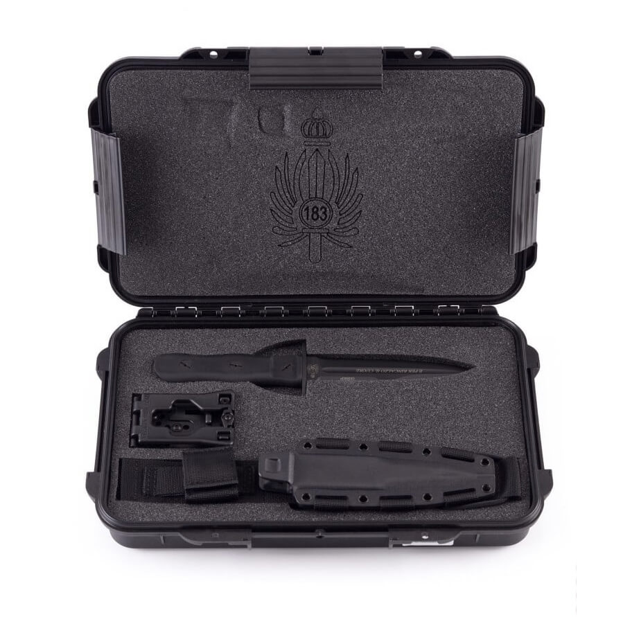 Coltello da combattimento Extrema Ratio Nimbus Ordinanza con lama nera