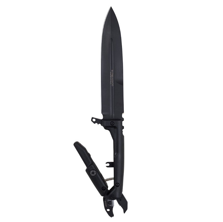 Cuchillo de combate Silente Extrema Ratio con hoja de acero Böhler N690