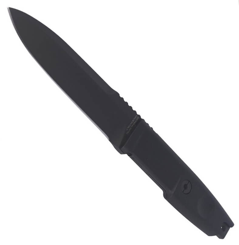 Couteau tactique Extrema Ratio Scout 2 Black avec lame de 11,8 cm. Avec étui en kydex.