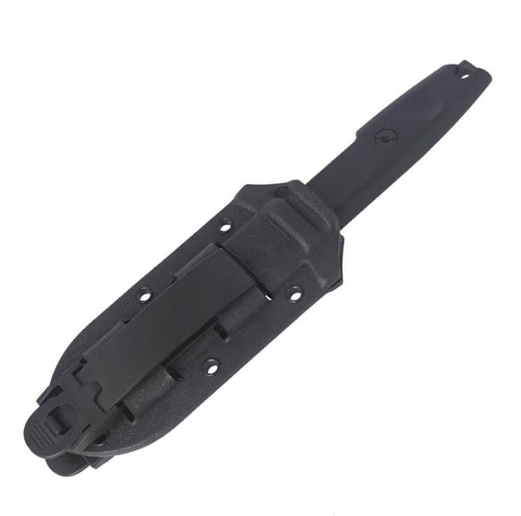 Couteau tactique Extrema Ratio Scout 2 Black avec lame de 11,8 cm. Avec étui en kydex.