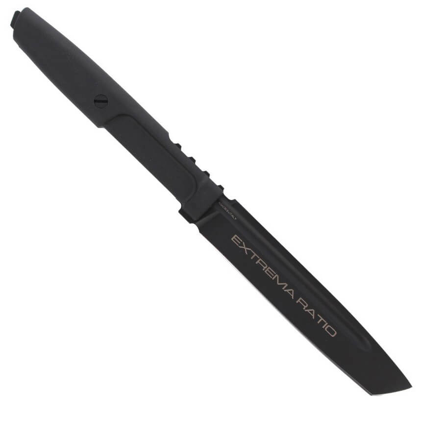Cuchillo táctico Mamba Black de Extrema Ratio con hoja de 116 mm y funda 