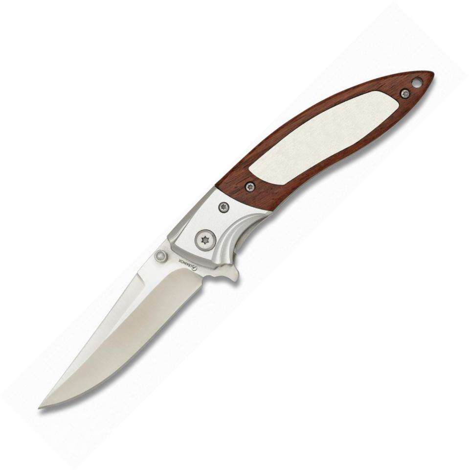 Couteau de poche Albainox Scout avec manche en bois et aluminium,...