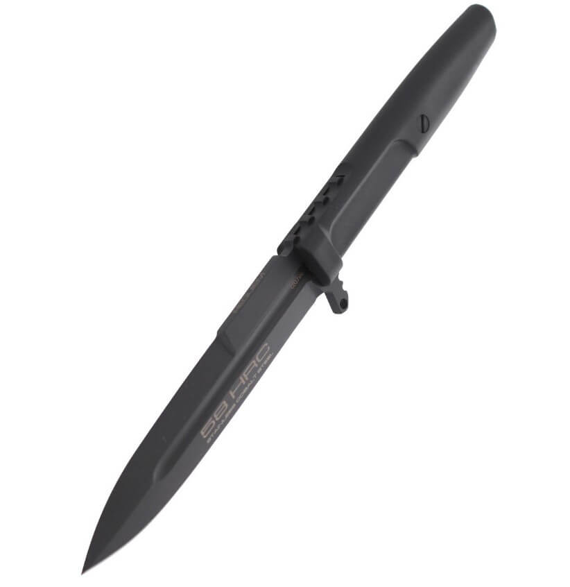 Cuchillo combate Requiem Black de Extrema Ratio con hoja de 11,8 cm de acero Böhler