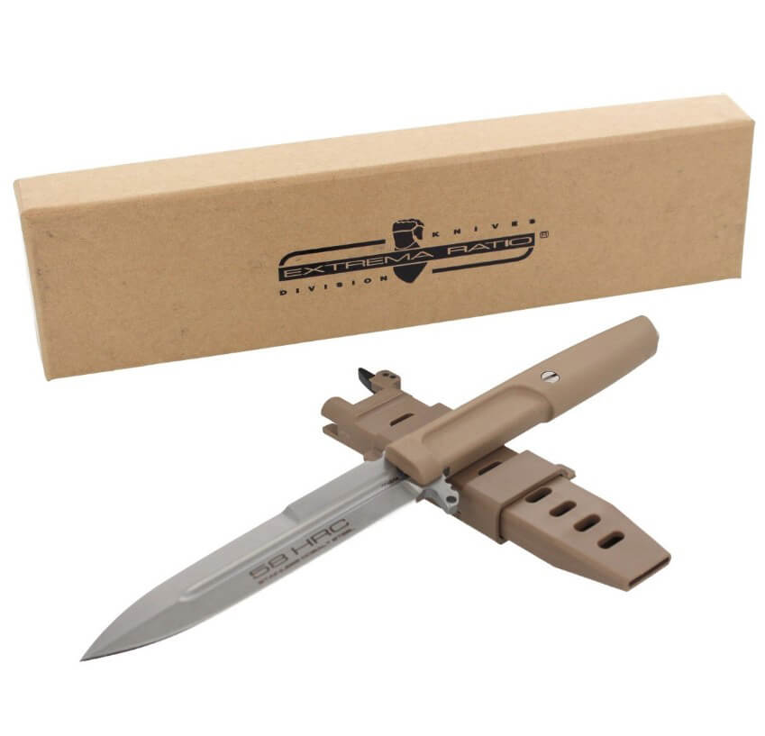 Cuchillo combate Requiem Desert Extrema Ratio con hoja de 11,8 cm de acero Böhler