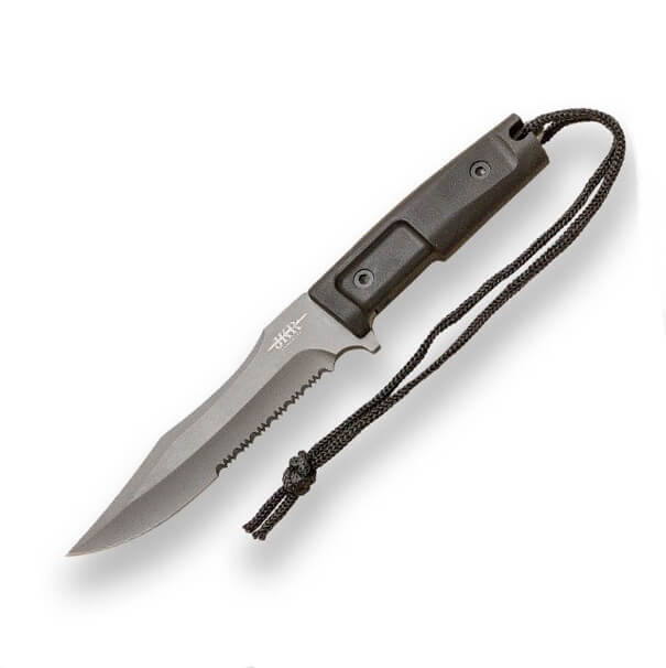 JKR-Überlebensmesser mit Zamak-Griff und 16 cm Klinge mit Titanbe...