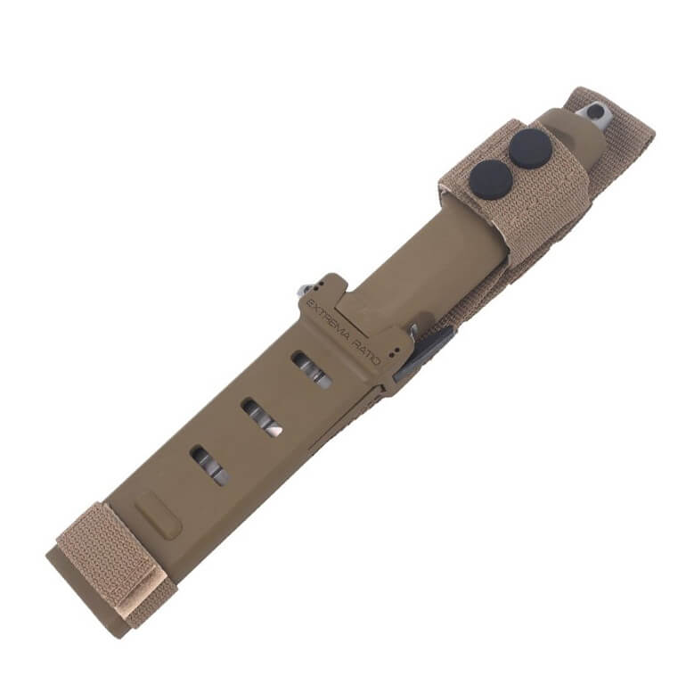 Couteau de combat Contact C HCS par Extrema Ratio avec lame de 128mm en acier Böhler. Fourreau en Naylon