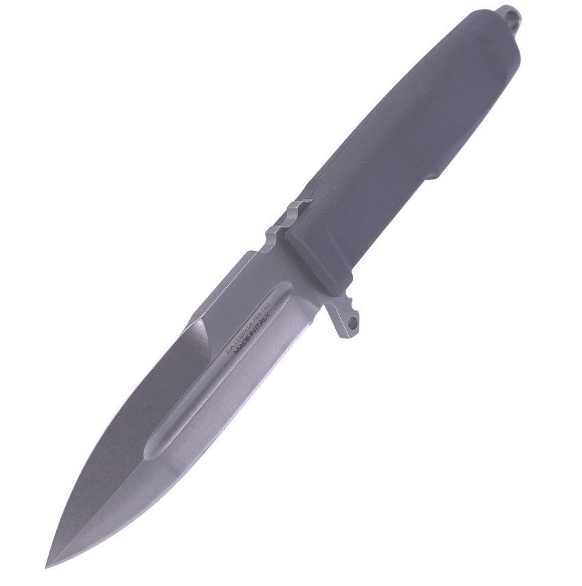 Cuchillo combate Contact C Wolf Grey de Extrema Ratio con hoja de 128mm de acero Böhler. Funda naylon