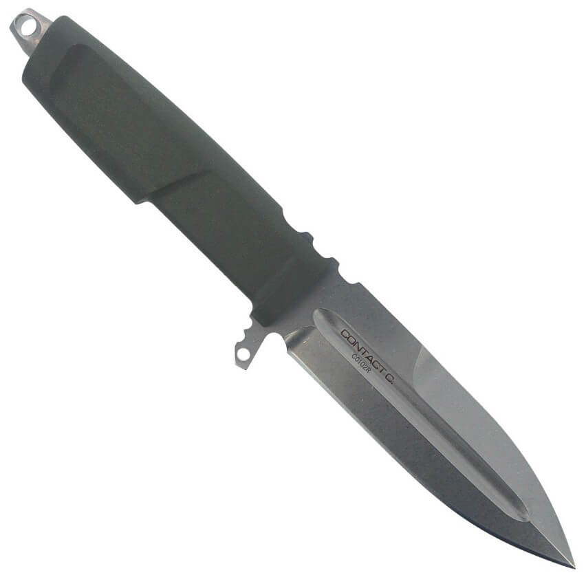 Cuchillo combate Contact C Ranger Green de Extrema Ratio con hoja de 128mm de acero Böhler. Funda naylon