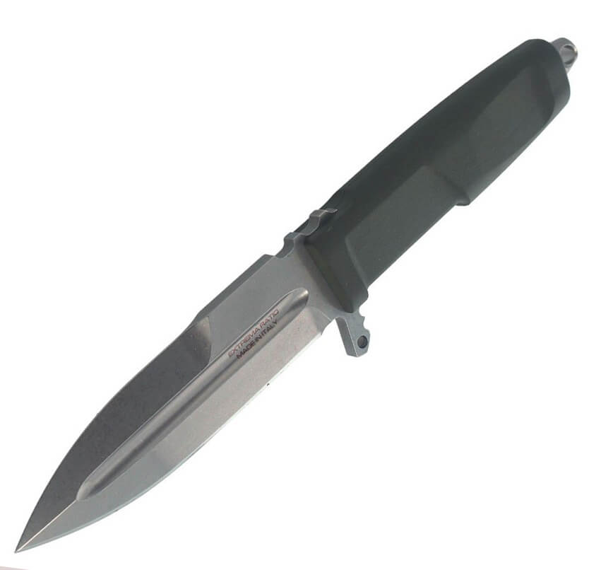 Cuchillo combate Contact C Ranger Green de Extrema Ratio con hoja de 128mm de acero Böhler. Funda naylon